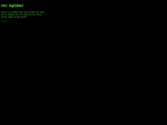 spider screenshot