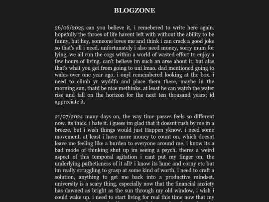 blog screenshot
