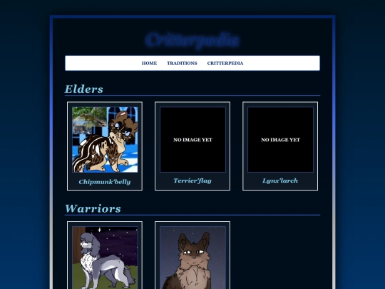 Critterpedia screenshot