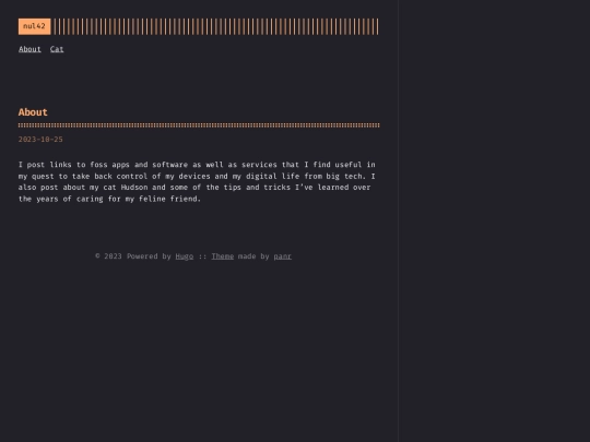 pages/about screenshot