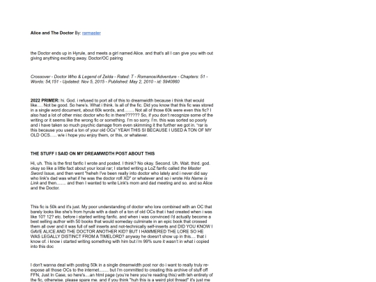AliceandTheDoctorByrarmaster screenshot
