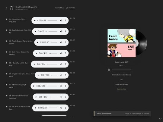 fanmixes/di-ost-p1 screenshot