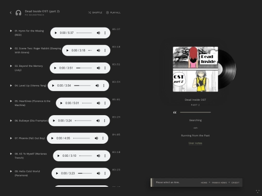 fanmixes/di-ost-p2 screenshot