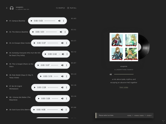 fanmixes/soupmix screenshot