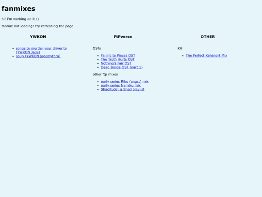 fanmixes/table2 screenshot