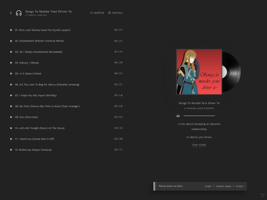 songstomurderyourdriverto screenshot