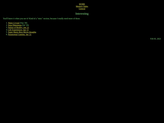 mmry/intrst screenshot