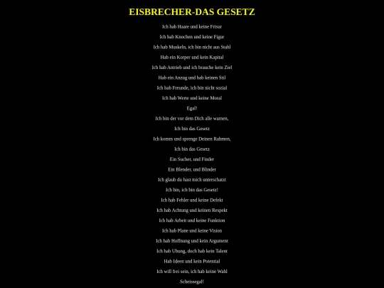 eisbrecherdasgesetz screenshot
