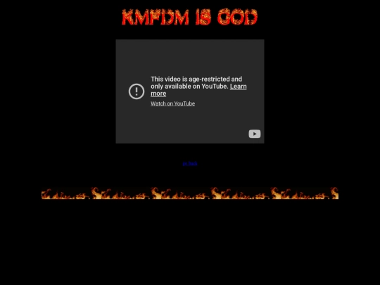 kmfdmsecretpage screenshot
