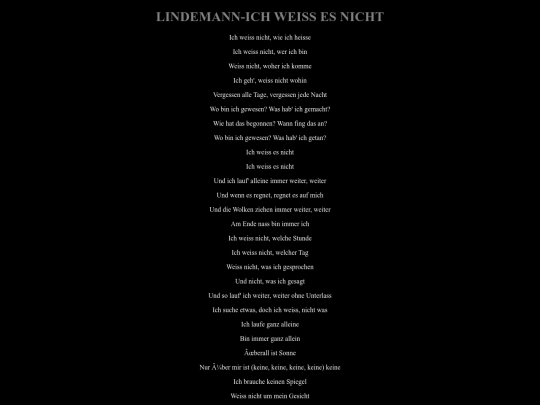 lindemannichweissesnicht screenshot