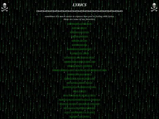lyrics screenshot