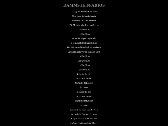 rammsteinadios screenshot