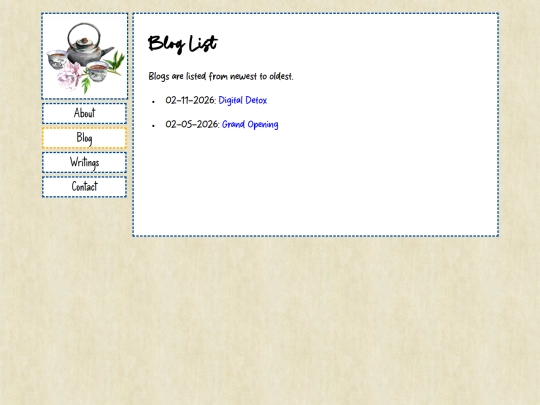 blog screenshot