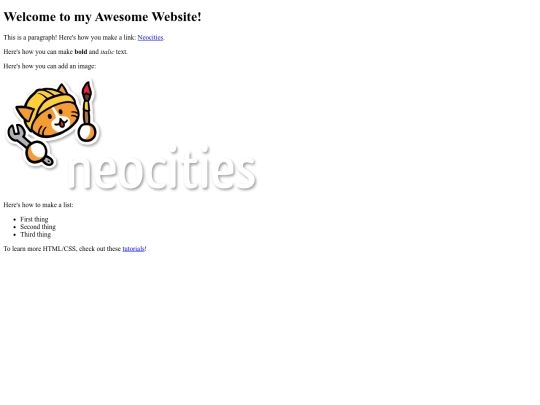 index screenshot