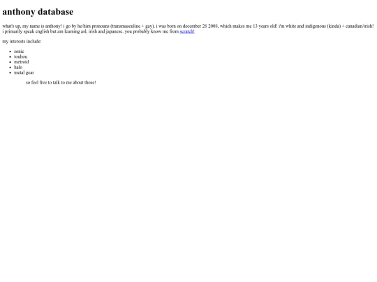 index screenshot