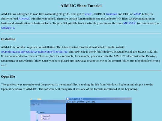 tutorial/aim-uc screenshot