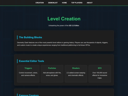 Editor screenshot