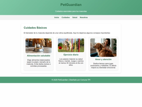 cuidados screenshot
