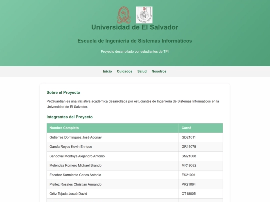 nosotros screenshot