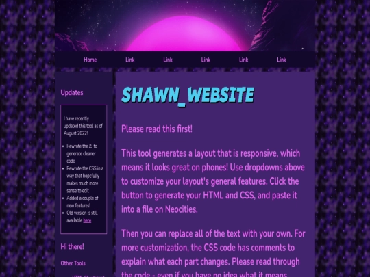index screenshot
