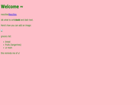index screenshot