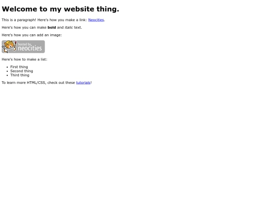 index screenshot