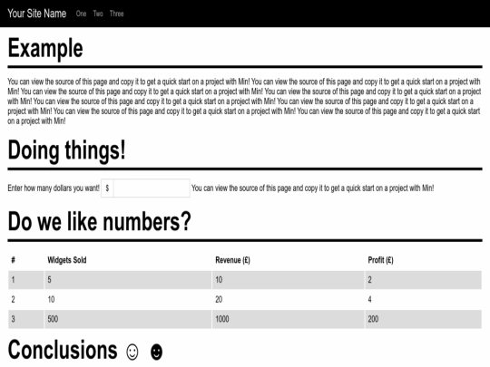 index screenshot