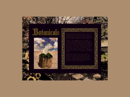 botanicals screenshot