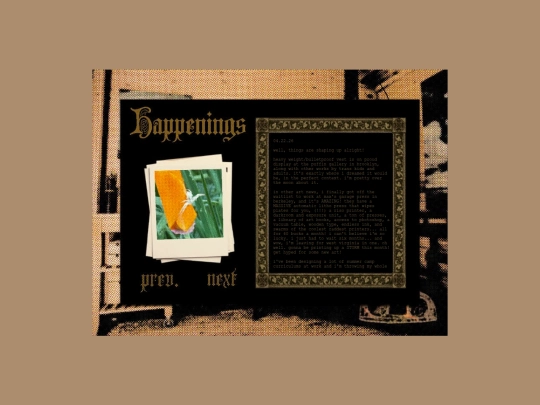 happenings.04.22.26 screenshot