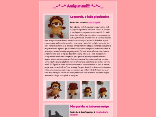 amigurumis screenshot