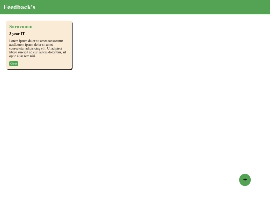 feedbacks/frontpage screenshot