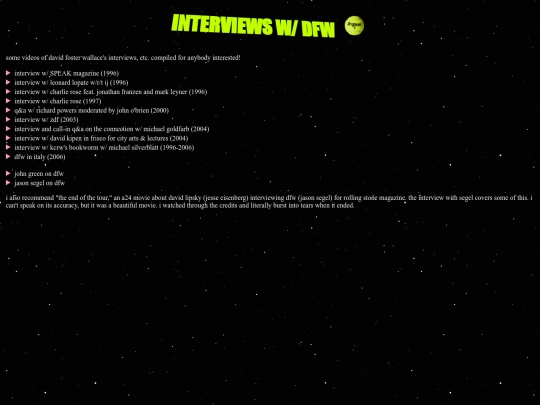dfw screenshot