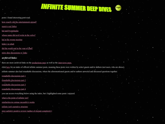 infinitesummer screenshot