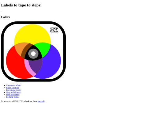 Stairwell Label Colors/StairwellLabelColors screenshot
