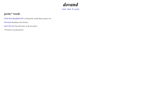 poetry screenshot
