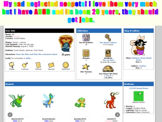 neopets screenshot