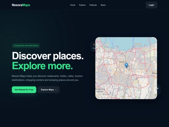NexoraMaps screenshot