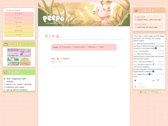 blog screenshot
