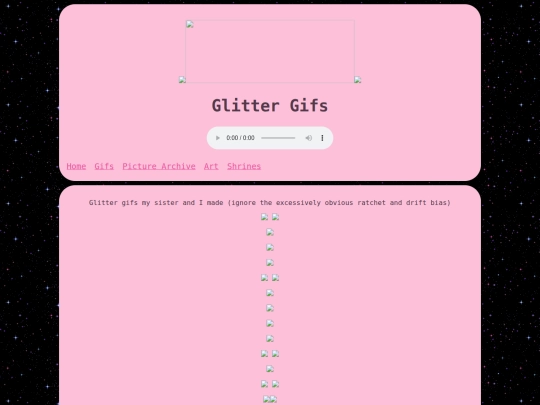 glitter pics screenshot