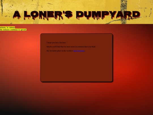 my website screenshot