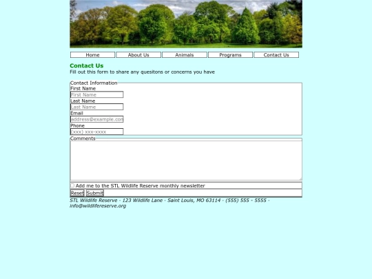 contactus screenshot