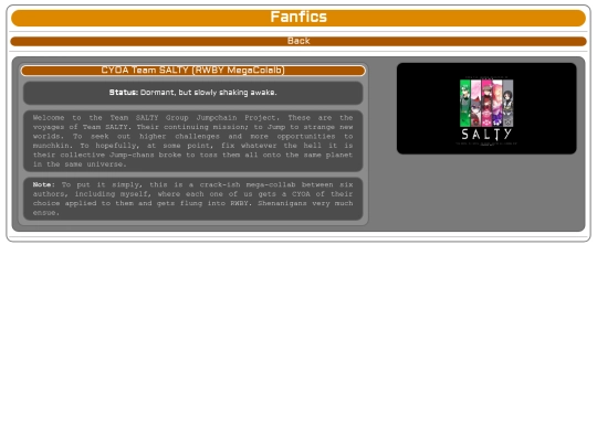 writing/fanfics screenshot