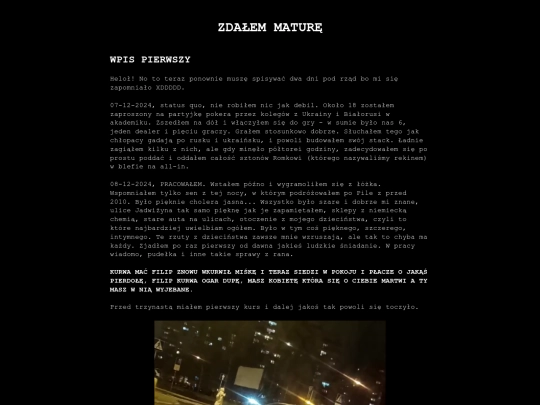dziennik/08-12-2024 screenshot
