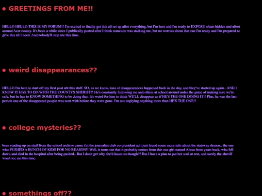 forumposts screenshot