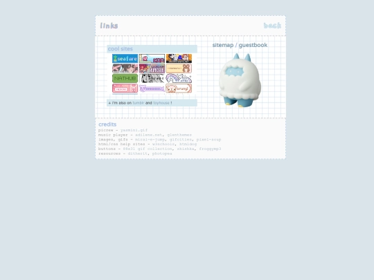 links screenshot