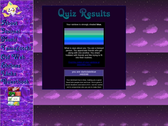 quizresults screenshot