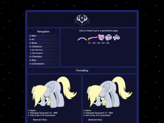 collections/mylittlepony screenshot