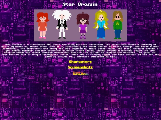 projects/star-crossin screenshot