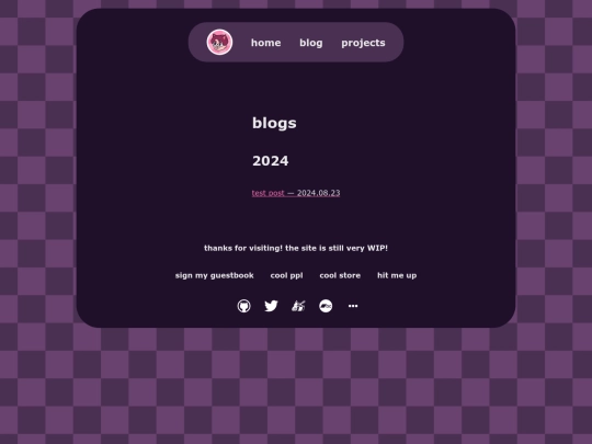 blog screenshot