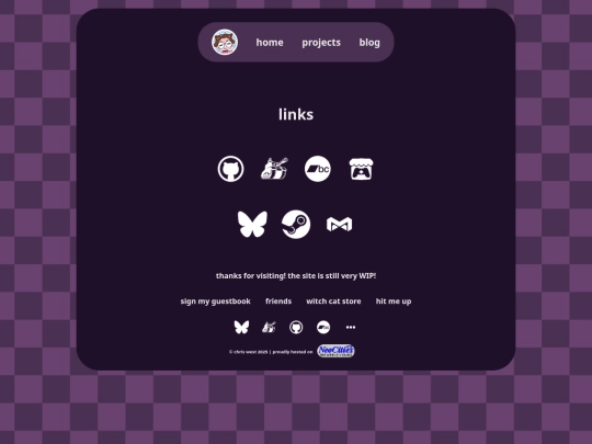 links screenshot
